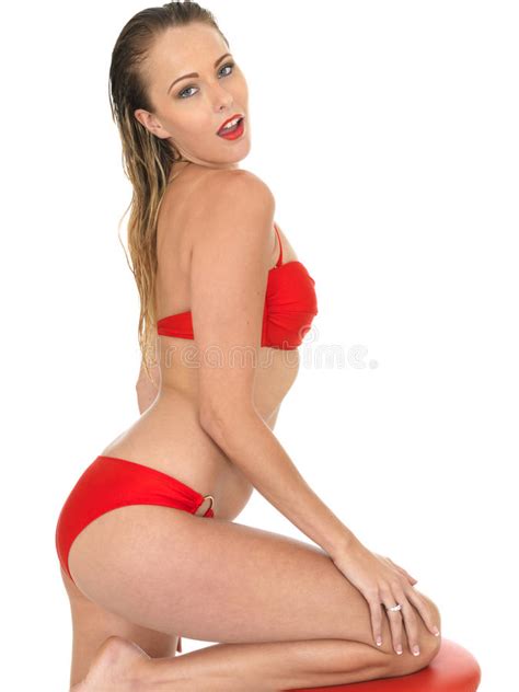 Femme Sexy Pin Up Model Dans Un Bikini Image Stock Image Du Beau