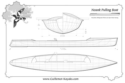 Plans To Build Your Own Strip Planked Open Water Rowing Boat Boat
