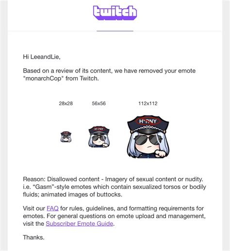 Fruity On Twitter Anti Horny Emote Banned When Literal Porn Is