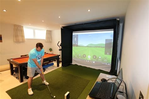 Home Golf Simulator Enclosure Golf Swing Systems