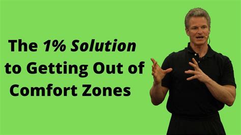 The 1 Solution To Getting Out Of Comfort Zones