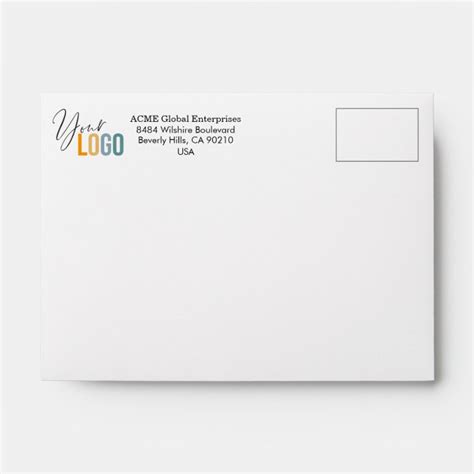 Business Envelope With Your Logo