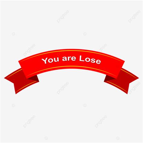 You Are Lose Game Ui Interface Design Lose Game Illustration Png And