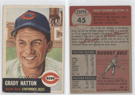 Heart cards card sketches valentine day cards love cards creative cards anniversary cards greeting cards handmade scrapbook cards. 1953 Topps #45 Grady Hatton Cincinnati Reds Baseball Card | eBay