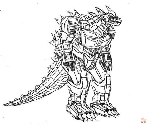 Introduzir 79 Imagem Desenhos Do Godzilla Para Colorir Br