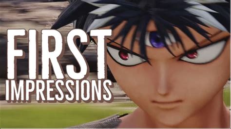 First Look Hiei Move Set And Abilities Jump Force Dlc Spotlight