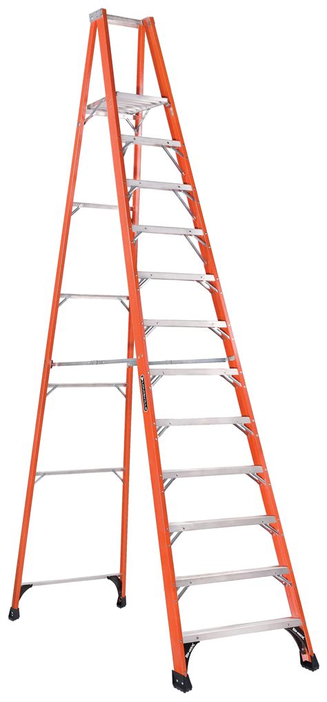 Louisville Ladder Fp1412hd 12 Ft Fiberglass Platform Step Ladder Type