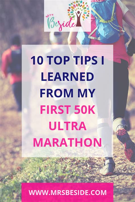10 Top Tips I Learned From My First 50k Ultramarathon Ultra Marathon