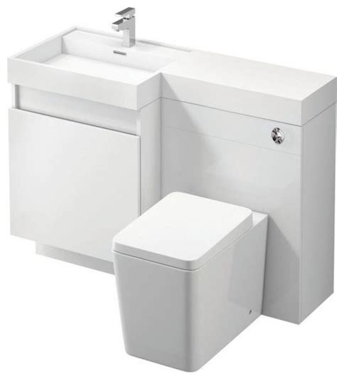 This unit comes with easy to install shelf and legs and offers a. Space savers - Modern - Bathroom Vanity Units & Sink ...