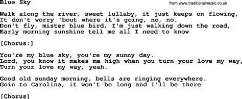 Joan Baez Song Blue Sky Lyrics