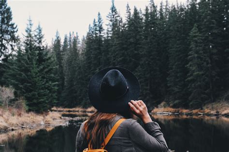 Free Images Tree Water Nature Forest Wilderness Woman Backpack