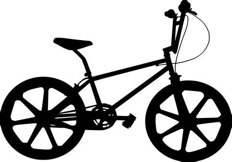8 Bmx Bike Silhouette Png Transparent