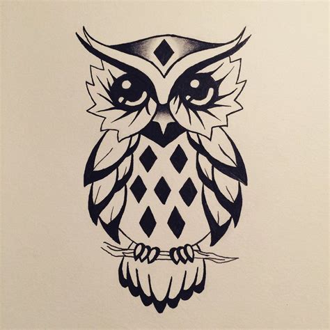 Owl Tattoo Design By Watergirl1996 On Deviantart Owls Drawing Owl