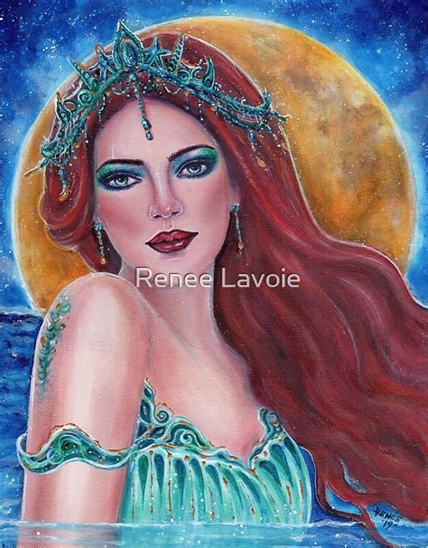 Galene Sea Goddess Mermaid Art By Renee Lavoie By Renee Lavoie