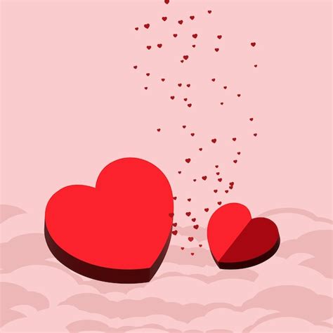 Feliz Dia Dos Namorados Design Com Cora Es Vermelhos D Fundo Dos