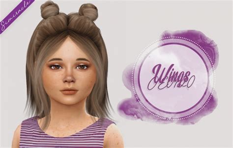 Wings Oe0120 Hair Kids Version At Simiracle Sims 4 Updates 677
