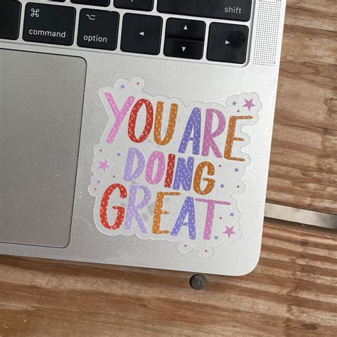 You Are Doing Great Sticker Etsy