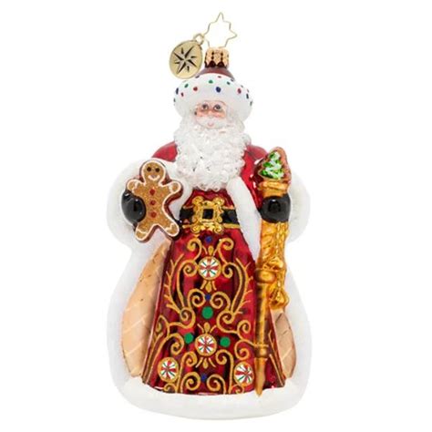 Christopher Radko King Of Sweets Santa 1020207 Unique Christmas