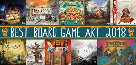 Top 10 Best Board Game Art Of 2018 Rboardgames