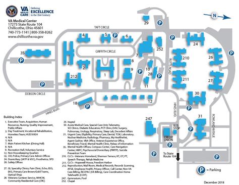 Facility Map Chillicothe Va Medical Center