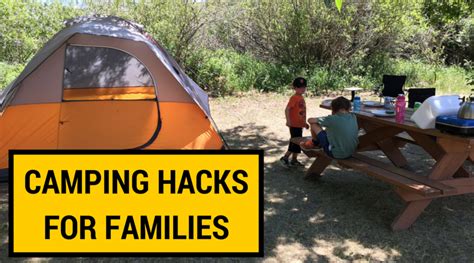 Check out these really awesome hacks that will make you feel like you're staying in a 5 star hotel while experiencing the thrill of sleeping under the stars! 7 Kid Camping Hacks For Easier Family Camping