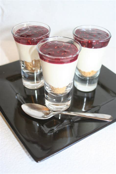 Is a glass dessert a clean dessert? White Chocolate Raspberry Cheesecake | Shot glass desserts ...