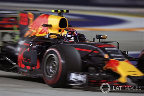 Max Verstappen Red Bull Racing Rb13 At Gp De Singapur F1 Fotos