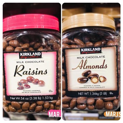 Kirkland Signature Milk Chocolate Covered Raisins Kg Milk Choco