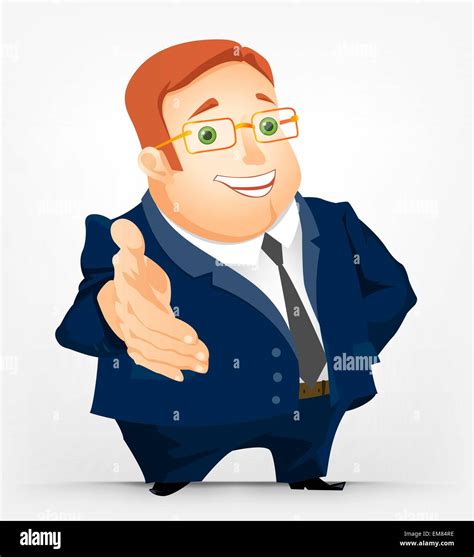 Cheerful Chubby Man Stock Vector Image And Art Alamy
