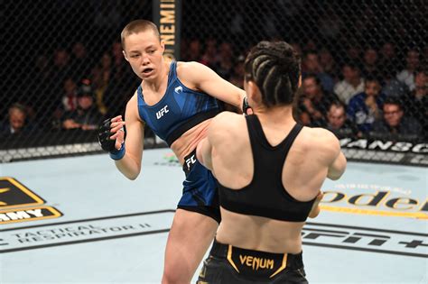 UFC 261 Results Rose Namajunas Knocks Out Zhang Weili With Brutal Head
