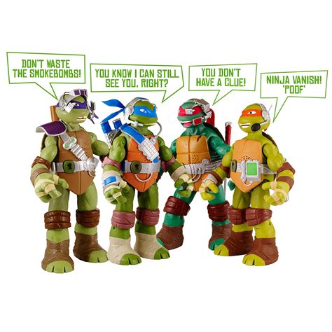 Teenage Mutant Ninja Turtles Interactive Talking Group Figures