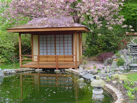 Japanese Tea House In Hardwood The Japanese Garden Centre