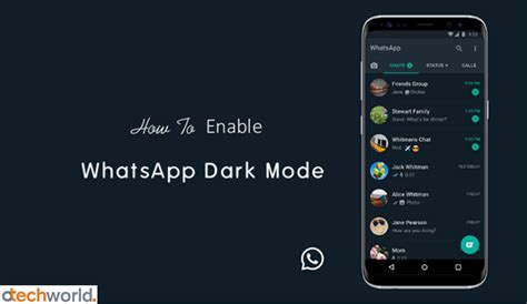 How To Enable Whatsapp Dark Mode Otechworld