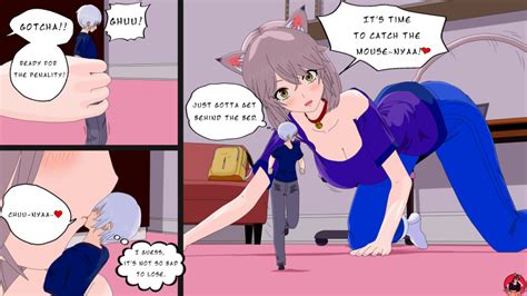 Rule 34 Cat Ears Cat Tail Catgirl Giantess Handheld Indoors Kissing