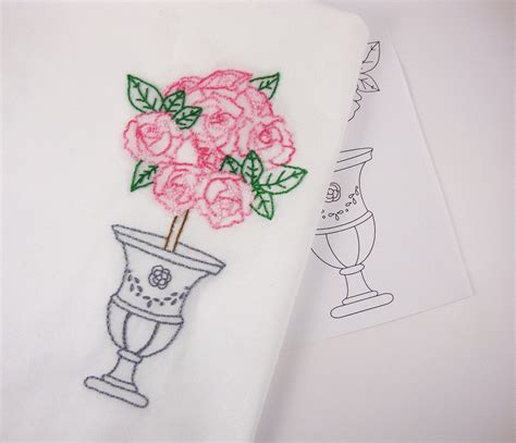 Rose Embroidery Design Rose Hand Embroidery Pattern