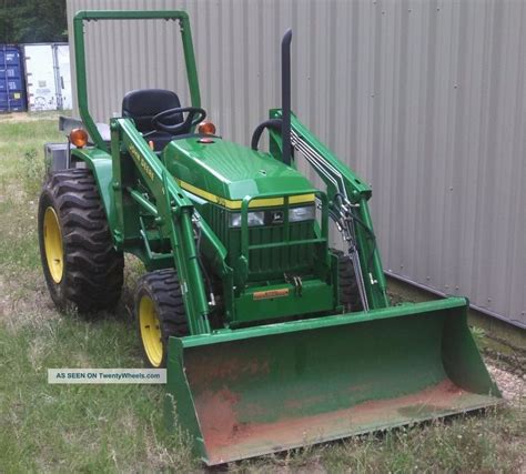 John Deere 790 Tractor 2004 Loader Attachment Included 13 3 Hrs