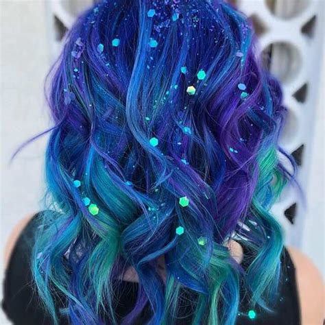 Get Mesmerized With Purple And Blue Galaxy Hair Check Out These Jaw