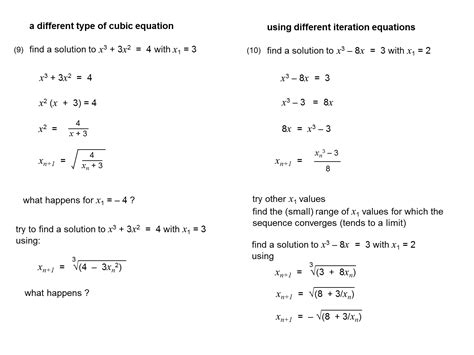 Then, do factoring of polynomials with grouping or cubic equation methods. MEDIAN Don Steward mathematics teaching: solving cubic equations iteratively