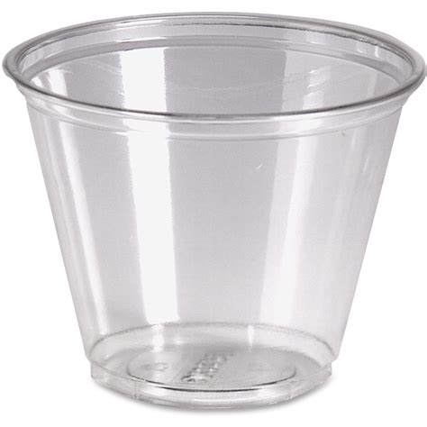 Dixie Crystal Clear Plastic Cups Clear 50 Pack