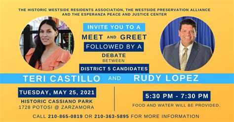 District 5 Candidates Meet And Greet And Debate