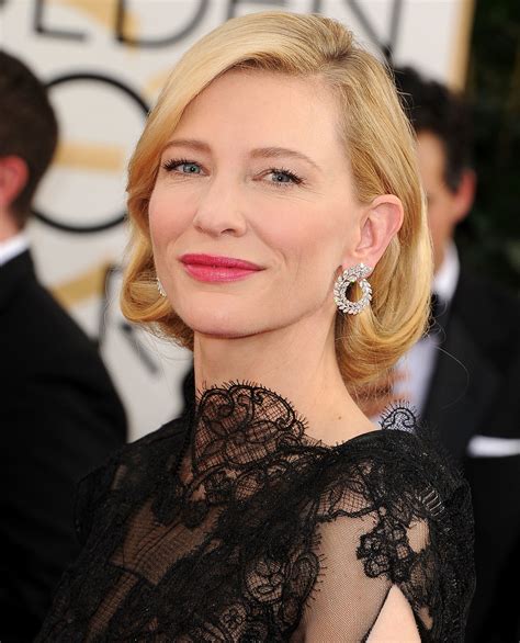Cate Blanchett Hair How To Golden Globes 2014 Popsugar Beauty