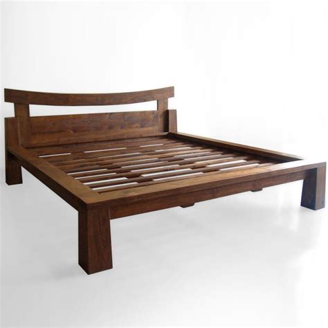 Katana Bed Teak Japanese Furniture Japanese Platform Bed Japanese