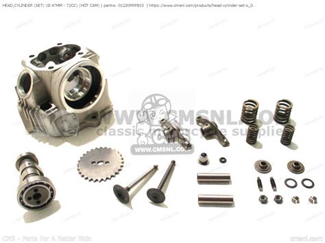 Headcylinder Set Ø 47mm 72cc Hot Cam For Rising Sun Tuning Parts And Custom Parts