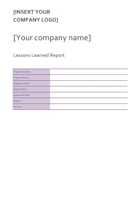 48 Best Lessons Learned Templates Excel Word Templatelab Ncgo
