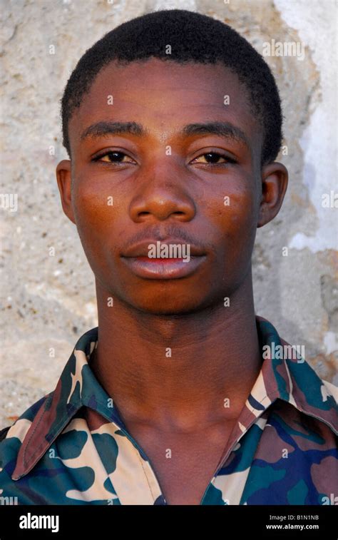 Young Man In Haiti Stock Photo Alamy