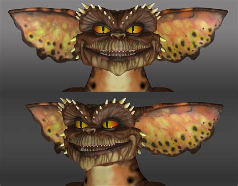 Brain Gremlin Wip Close Up Head Created In Zbrush Zbrush Gremlins