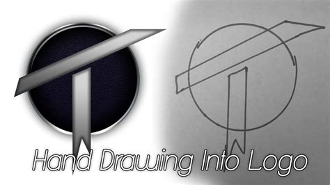 How To Create A Logo From Drawing In Photoshop Cs6 Youtube