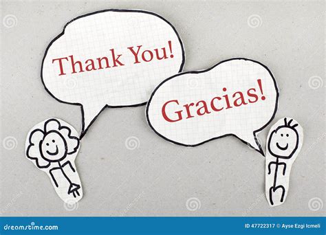 Thank You In Spain Language Hanging Words Vector Colourful Words