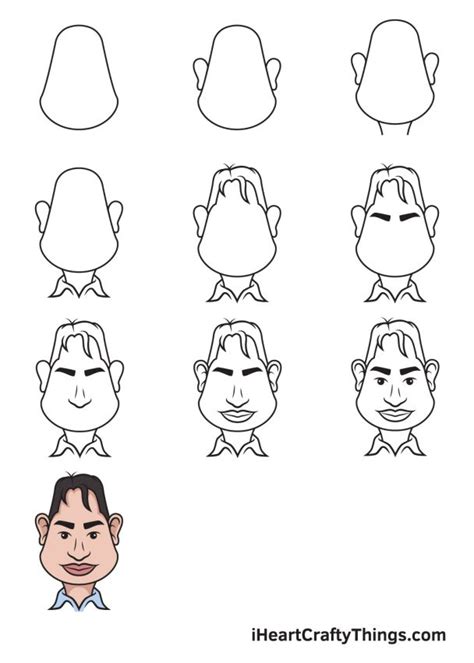 Caricature Drawing How To Draw A Caricature Step By Step
