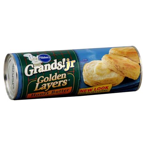 Where do the calories in pillsbury chocolate chip cookie, refrigerated dough come from? Pillsbury Grands! Jr Golden Layers Flaky Honey Butter ...